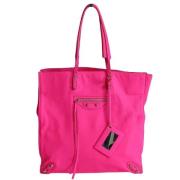 Pre-owned Leather balenciaga-bags Balenciaga Vintage , Pink , Dames