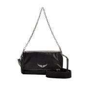 Leather shoulder-bags Zadig & Voltaire , Black , Dames