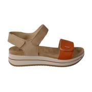 Flat Sandals Igi&Co , Beige , Dames