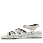 Pre-owned Suede sandals Marc Jacobs Pre-owned , Gray , Dames