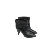 Pre-owned Leather boots Isabel Marant Pre-owned , Black , Dames