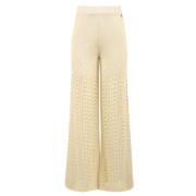 Crème Broek Ptkd05074 V2 Model Akep , Beige , Dames