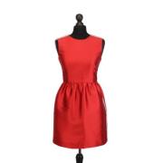 Pre-owned Polyester dresses Valentino Vintage , Red , Dames