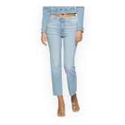 Cropped Jeans Kocca , Blue , Dames