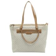 Pre-owned Leather totes Michael Kors Pre-owned , Beige , Dames