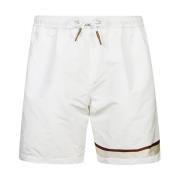 Casual Shorts Eleventy , White , Heren