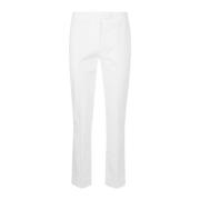 Slim-fit Trousers Eleventy , White , Dames