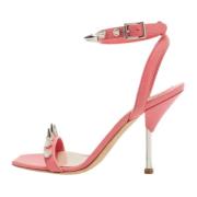 Pre-owned Leather sandals Alexander McQueen Pre-owned , Pink , Dames