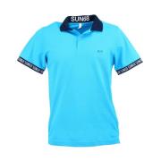 Polo Shirts Sun68 , Blue , Heren