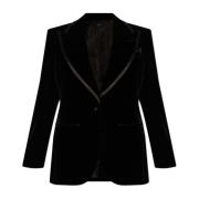 Fluwelen blazer Tom Ford , Black , Dames