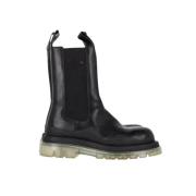 Pre-owned Leather boots Bottega Veneta Vintage , Black , Heren