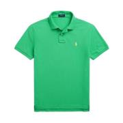 Iconische Piqué Custom Slim Fit Polo Polo Ralph Lauren , Green , Heren