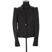 Pre-owned Silk outerwear Gucci Vintage , Black , Dames