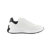 Pre-owned Leather sneakers Alexander McQueen Pre-owned , White , Dames