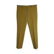 Pre-owned Wool bottoms Gucci Vintage , Yellow , Dames