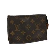 Pre-owned Canvas louis-vuitton-bags Louis Vuitton Vintage , Brown , Da...