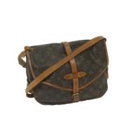 Pre-owned Canvas louis-vuitton-bags Louis Vuitton Vintage , Brown , Da...