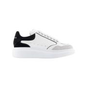 Pre-owned Leather sneakers Alexander McQueen Pre-owned , White , Dames