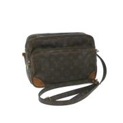 Pre-owned Canvas louis-vuitton-bags Louis Vuitton Vintage , Brown , Da...