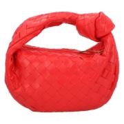 Leather handbags Bottega Veneta , Red , Dames