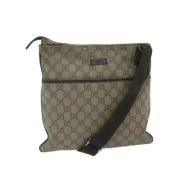 Pre-owned Canvas gucci-bags Gucci Vintage , Beige , Dames