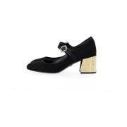 Pre-owned Wool heels Dolce & Gabbana Pre-owned , Black , Dames
