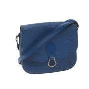 Pre-owned Leather louis-vuitton-bags Louis Vuitton Vintage , Blue , Da...