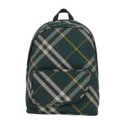 Stijlvolle Shield Rugzak van Nylon Burberry , Green , Heren