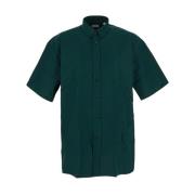 Losse Shirt van Katoen Burberry , Green , Heren