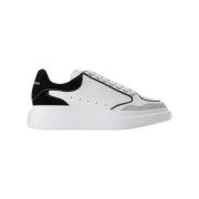 Pre-owned Leather sneakers Alexander McQueen Pre-owned , White , Heren