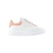 Pre-owned Leather sneakers Alexander McQueen Pre-owned , White , Dames