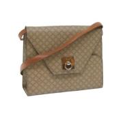 Pre-owned Leather celine-bags Celine Vintage , Beige , Dames