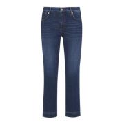 Vintage Denim Jeans met Vijf Zakken Sportmax , Blue , Dames