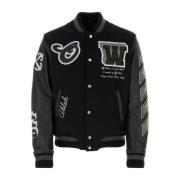 Bomber Jackets Off White , Black , Heren