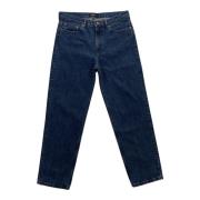 Denim Blauwe Overjas A.p.c. , Blue , Heren