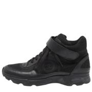 Pre-owned Leather sneakers Chanel Vintage , Black , Dames