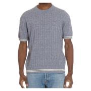 Round-neck Knitwear Gran Sasso , Blue , Heren