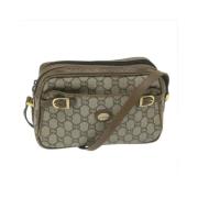 Pre-owned Leather gucci-bags Gucci Vintage , Beige , Dames