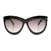 Doris zonnebril Tom Ford , Black , Dames