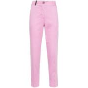 Trousers Peserico , Pink , Dames