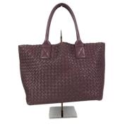 Pre-owned Leather totes Bottega Veneta Vintage , Brown , Dames