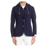 Jackets Eleventy , Blue , Heren