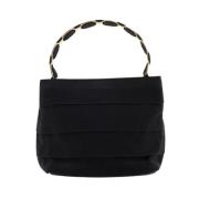 Pre-owned Canvas handbags Salvatore Ferragamo Pre-owned , Black , Dame...