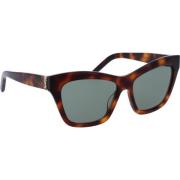 Zonnebril Saint Laurent , Brown , Dames