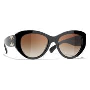 Sunglasses Chanel , Black , Dames