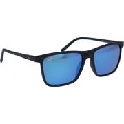 Gepolariseerde Stijlvolle Zonnebril Maui Jim , Black , Unisex