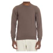 Round-neck Knitwear Gran Sasso , Brown , Heren