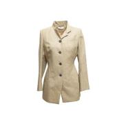 Pre-owned Wool outerwear Givenchy Pre-owned , Yellow , Dames