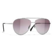 Sunglasses Chanel , Gray , Unisex