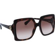 Zonnebril Gucci , Brown , Dames